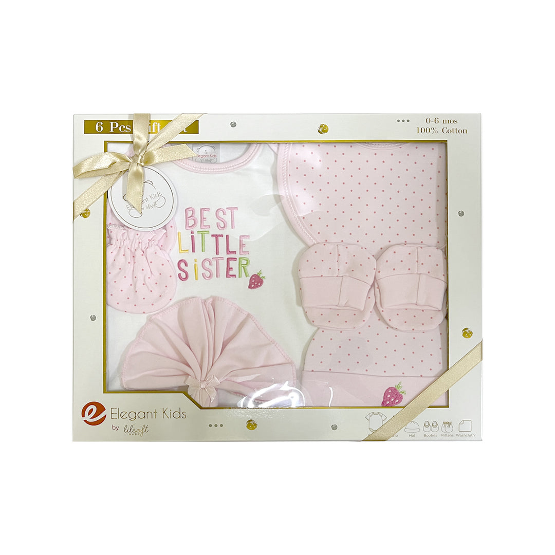 Lil'soft 6pcs Gift Box- Pink Strawberry