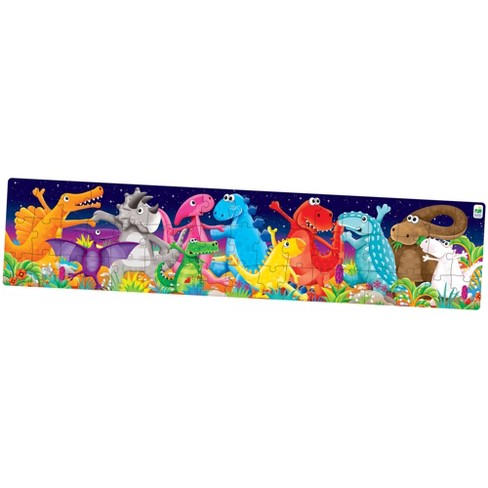 The Learning Journey International Long & Tall Puzzles - Dancing Colour Dinos