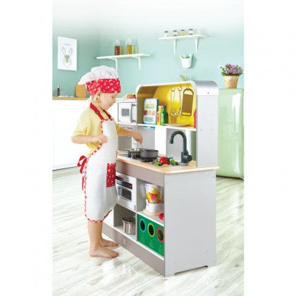 Hape Deluxe Kitchen With Fan Fryer