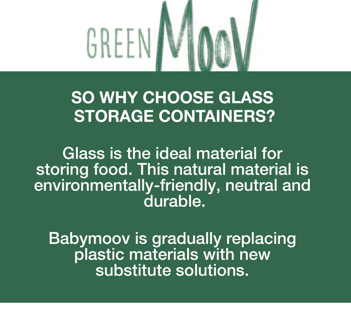 Babymoov Babybols Glass Food Container Multi Set (8 pcs)