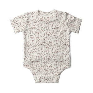 Goumi Kids Organic Bamboo Short Sleeve Bodysuit - image 3 - Happikiddo.com