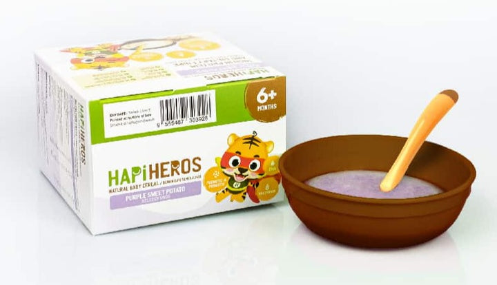 Hapi Heros Baby Cereal– Purple Sweet Potato