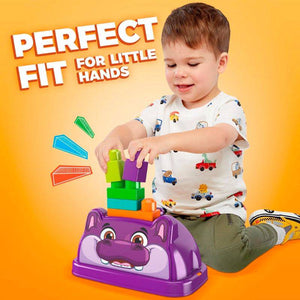 Fisher-Price Mega Bloks Silly Hippo With 25 Blocks (GCT46)