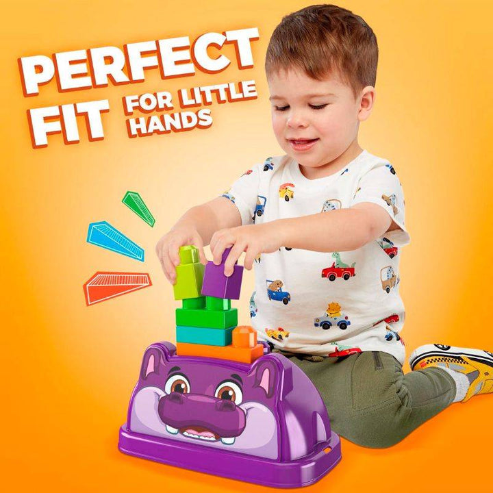 Fisher-Price Mega Bloks Silly Hippo With 25 Blocks (GCT46)