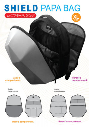 Simple Dimple X Hipster Keepster Papa Shield Bag (XL)