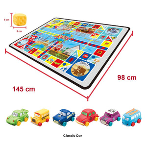 Simple Dimple Vinyl Toys + Play Mat Set- Classic Cars