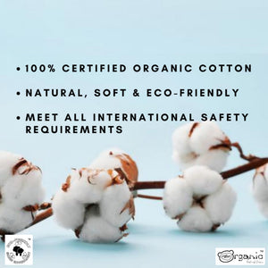 Simple Dimple 100% Organic Cotton Squeakie- Lion