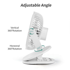 Simple Dimple Clip On Premium Stroller Fan