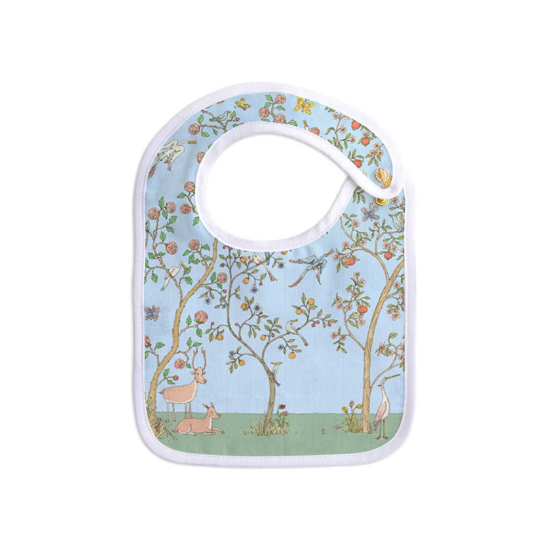 Atelier Choux Small Bib- In Bloom Blue