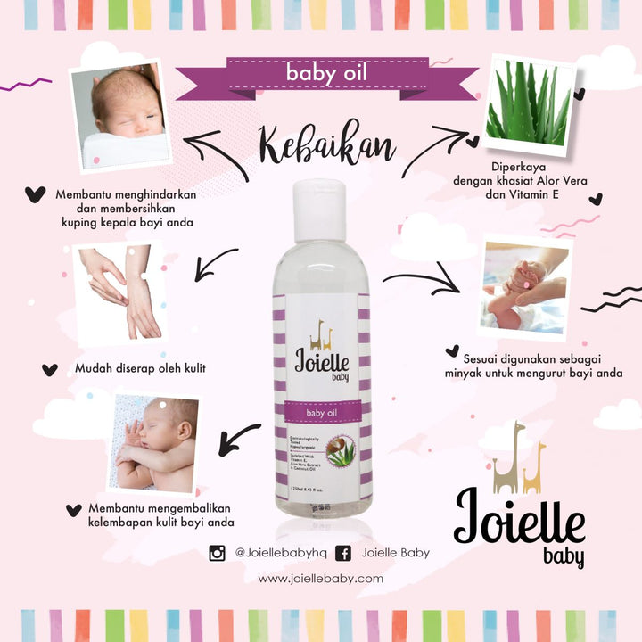 Joielle Baby Oil 250ml