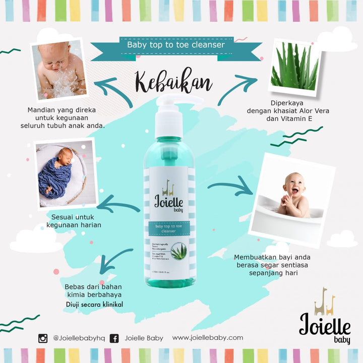 Joielle Baby Top to Toe Cleanser