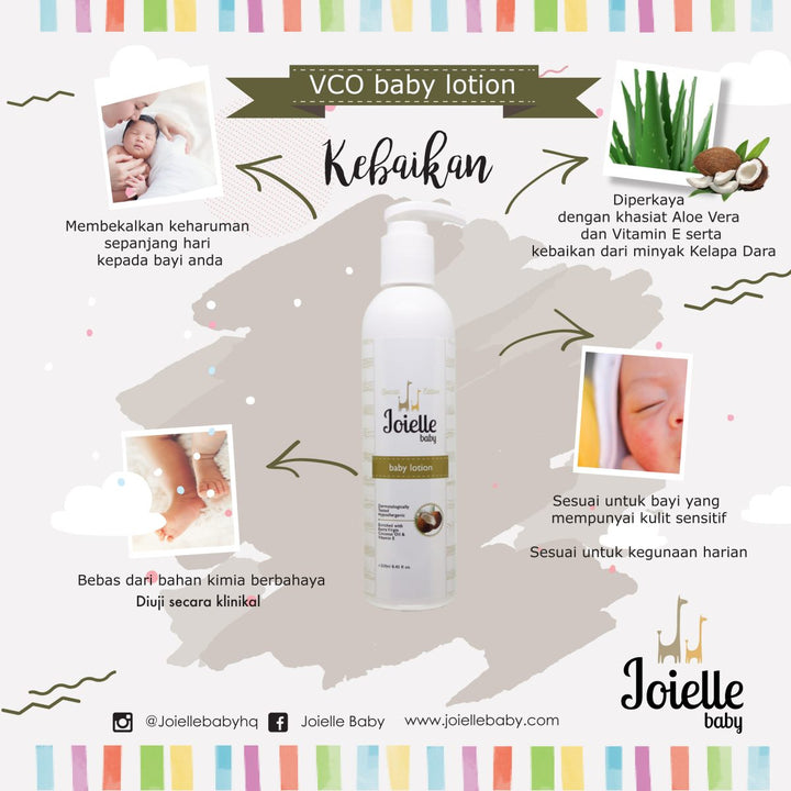 Joielle Baby Virgin Coconut Oil Lotion 250ml