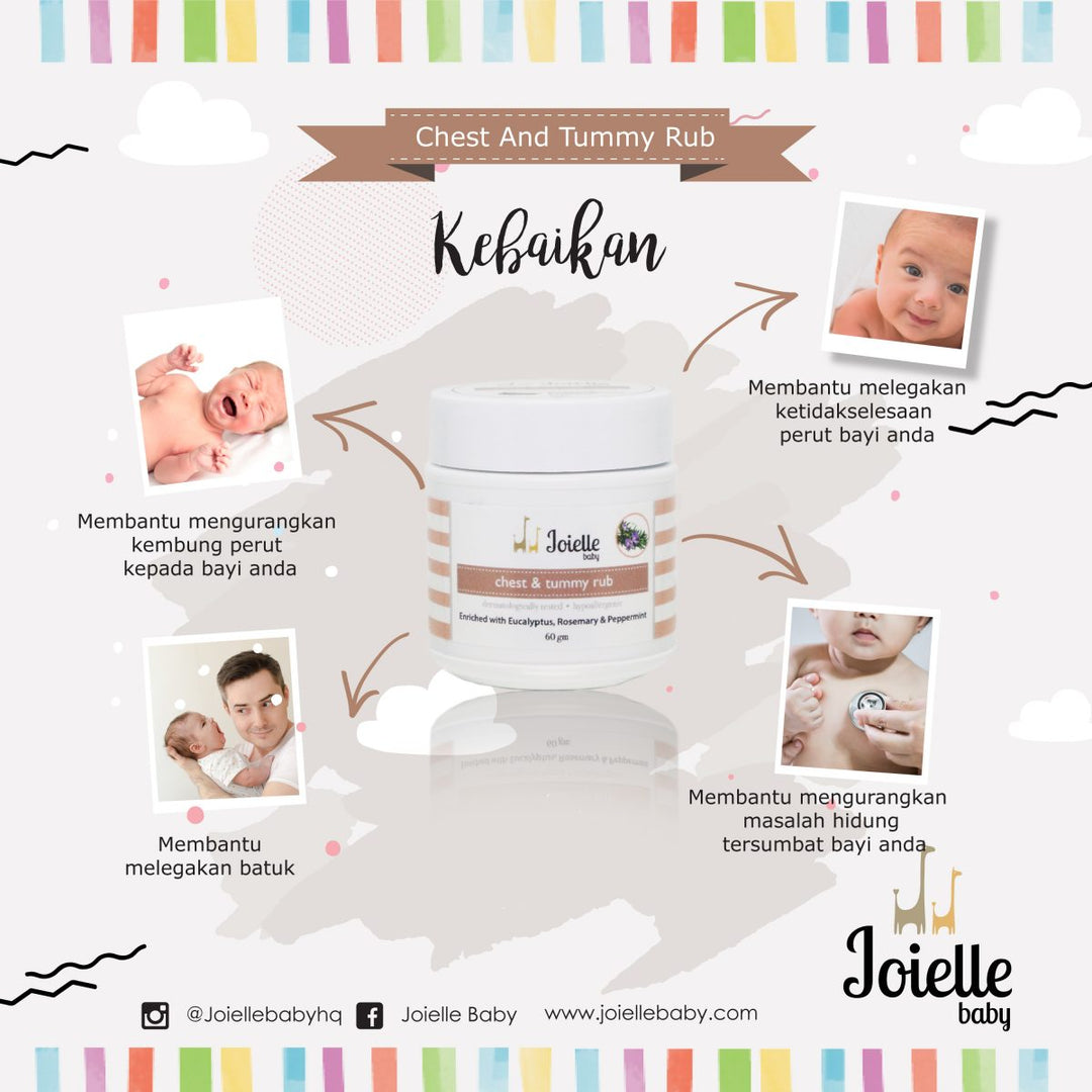 Joielle Baby Chest & Tummy Rub 60gm