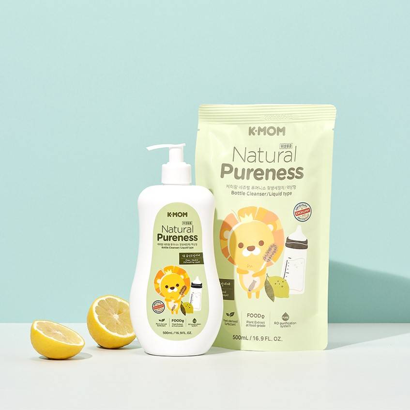 K-MOM Natural Pureness Bottle Cleanser Liquid Type Refill 500ml