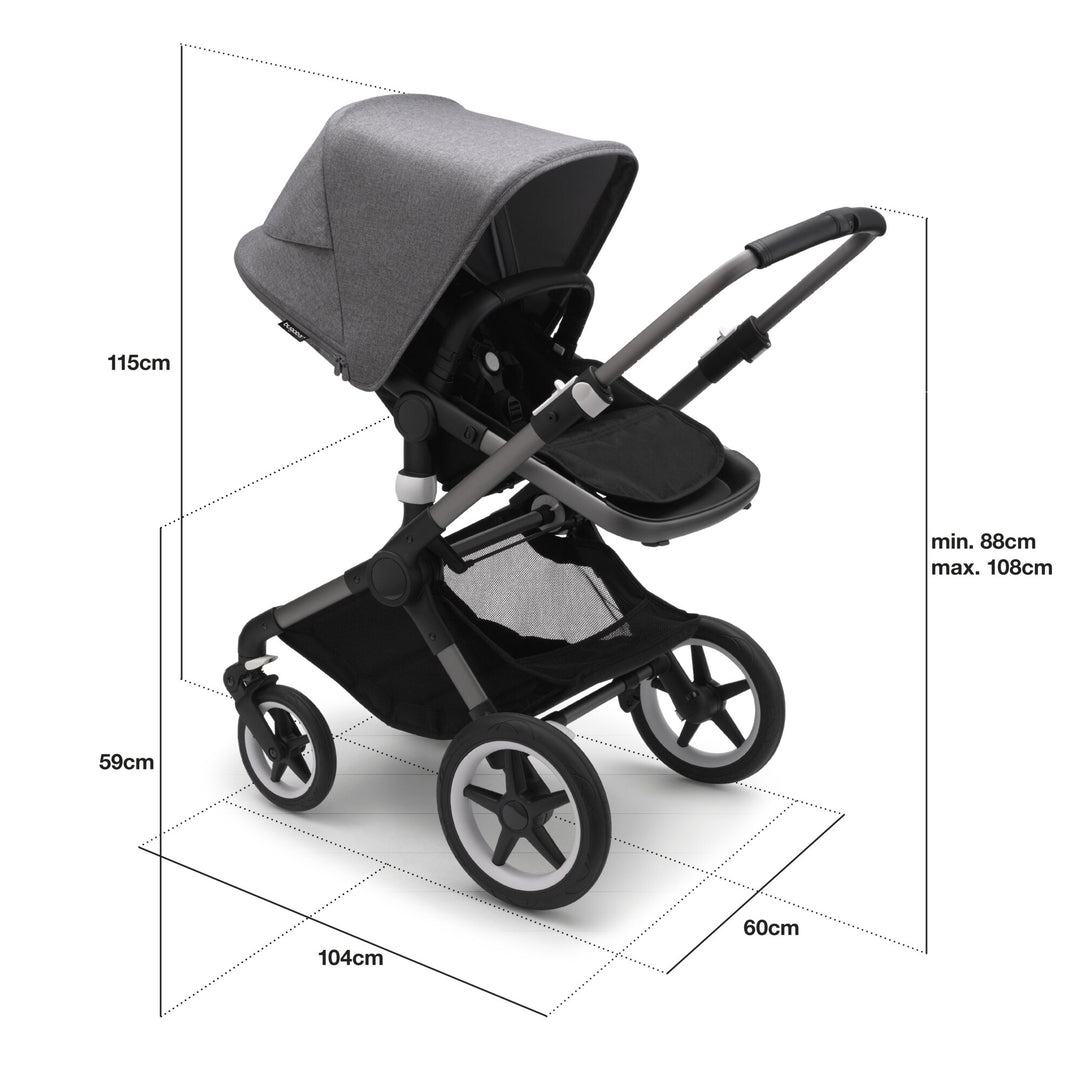 Bugaboo Fox 3 (Black Frame/ Black Canopy)