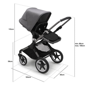 Bugaboo Fox 3 (Black Frame/ Black Canopy)