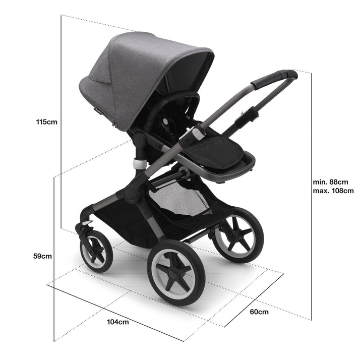 Bugaboo Fox 3 (Black Frame/ Black Canopy)