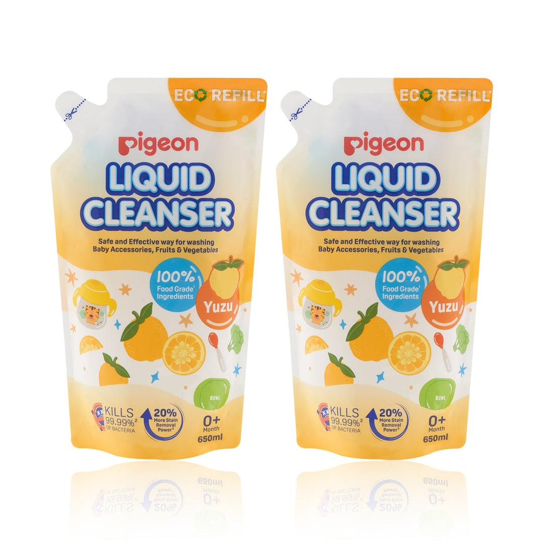 Pigeon Liquid Cleanser Yuzu (Refill Pack Combo) 650ml
