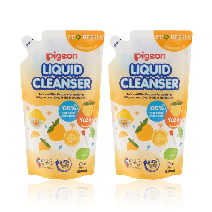 Pigeon Liquid Cleanser Yuzu (Refill Pack Combo) 650ml
