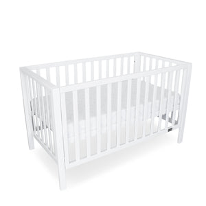 Babyhood Lulu Cot + My First Innerspring Mattress + Organic Fitted Sheet