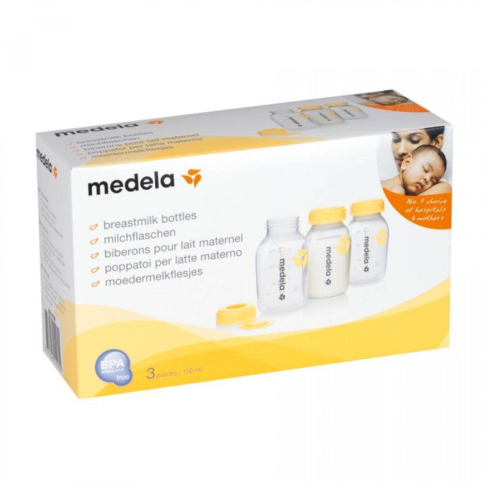 Medela Breast Milk Storage Bottles 150ml (3 pcs)