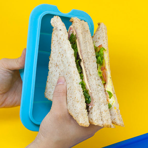 Marcus & Marcus Collapsible Sandwich Wedge Container