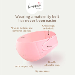 Bmama Pregnancy Belt- Pink