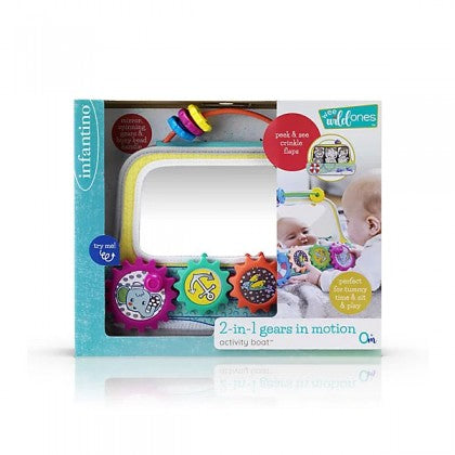 Infantino 2-In-1 Gears In Motion Activity Boat (F315113)