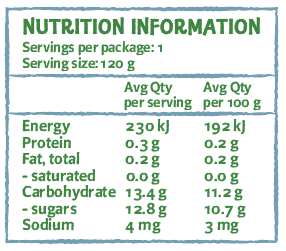 Only Organic Apple Peach & Apricot 120g