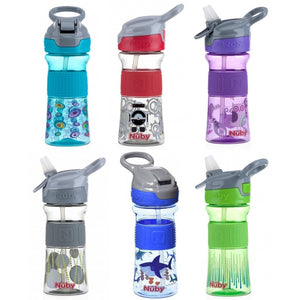 Nuby Thirsty Kids Flip it Reflex Sports Bottle 12oz/ 360ml