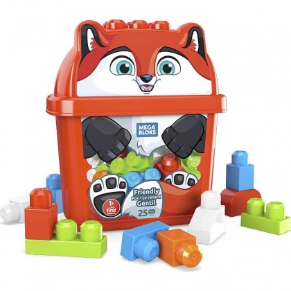 Fisher-Price Mega Bloks Friendly Fox With 25 Blocks (GCT46)