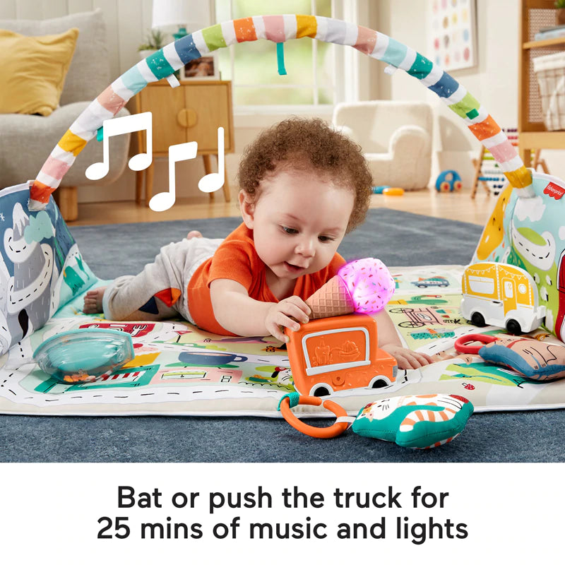 Fisher-Price Joyful Journeys Activity City Gym to Jumbo Play Mat (GJD41)