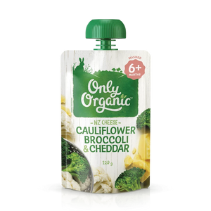 Only Organic Cauliflower Broccoli & Cheddar 120g