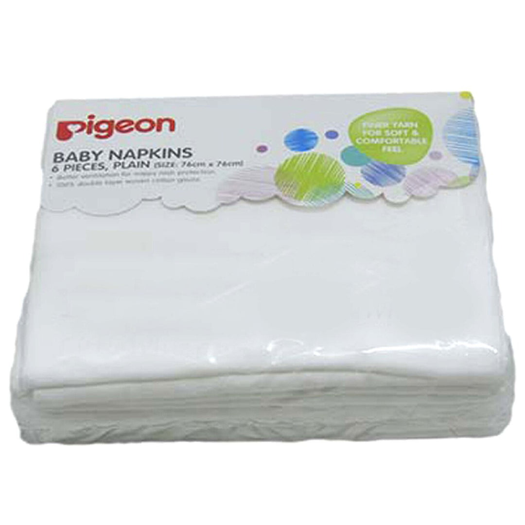 Pigeon Baby Napkins- 6 pieces