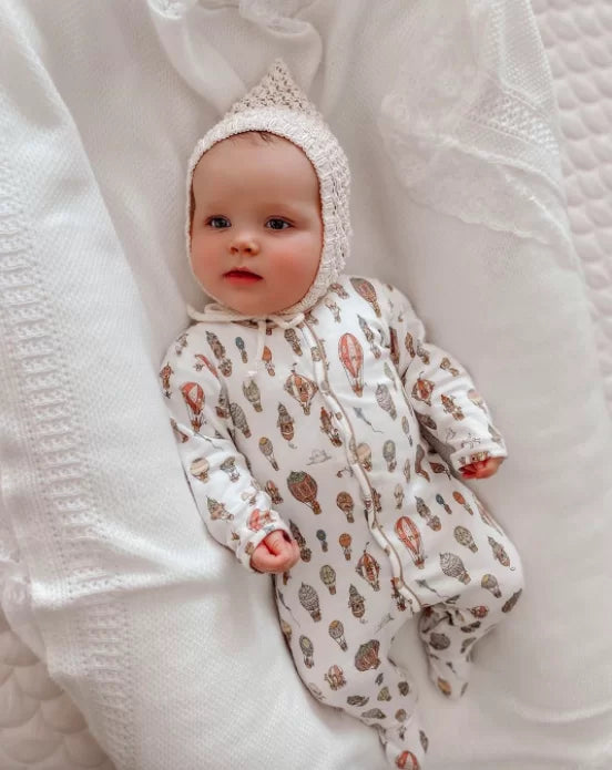 Atelier Choux Classic Playsuit- Hot Air Balloons