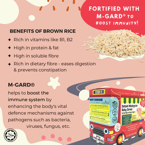 Gnubkins Premium Brown Rice Instant Cereal- Step 1