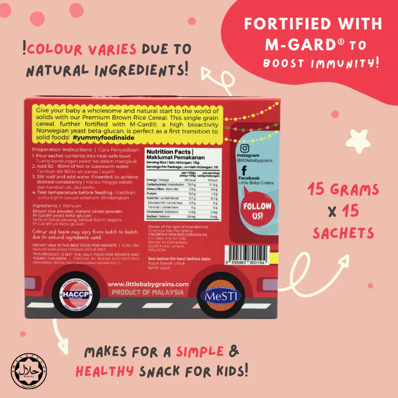 Gnubkins Premium Brown Rice Instant Cereal- Step 1