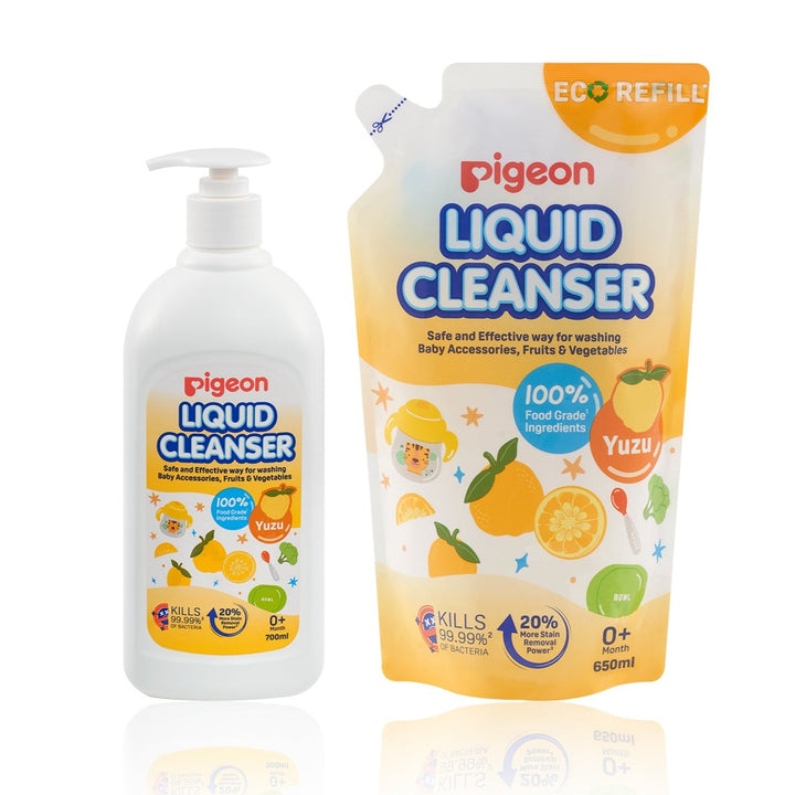 Pigeon Liquid Cleanser Yuzu Bundle