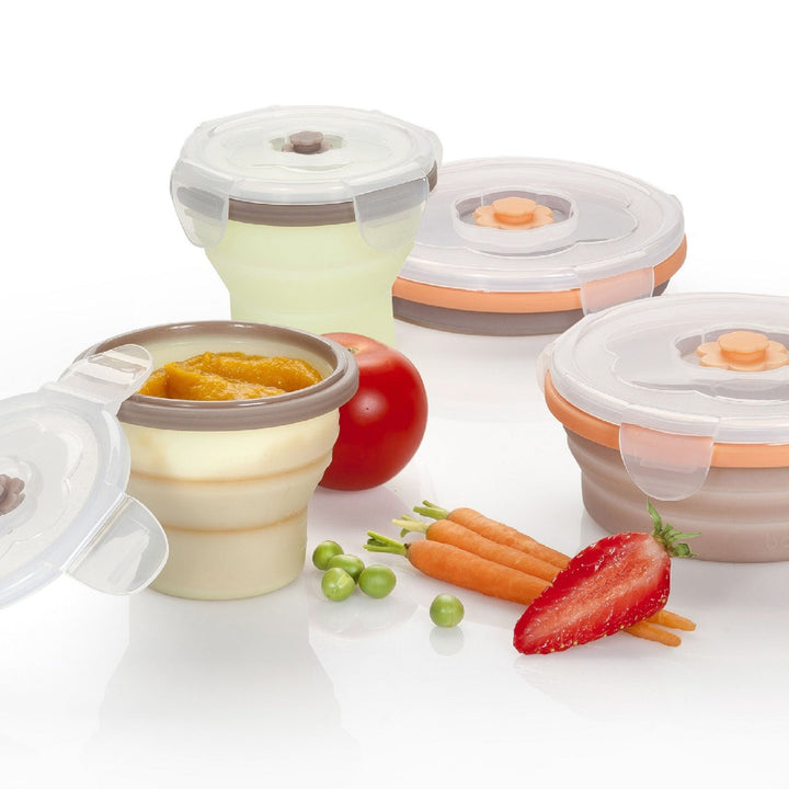 Babymoov Silicone Baby Food Container Set 240ml x3