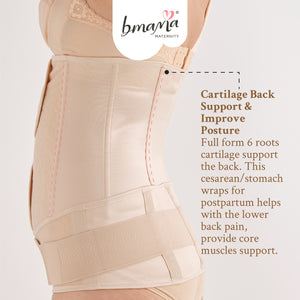 Bmama 2 in 1 Belly and Pelvic Binder Set -Golden Girdle