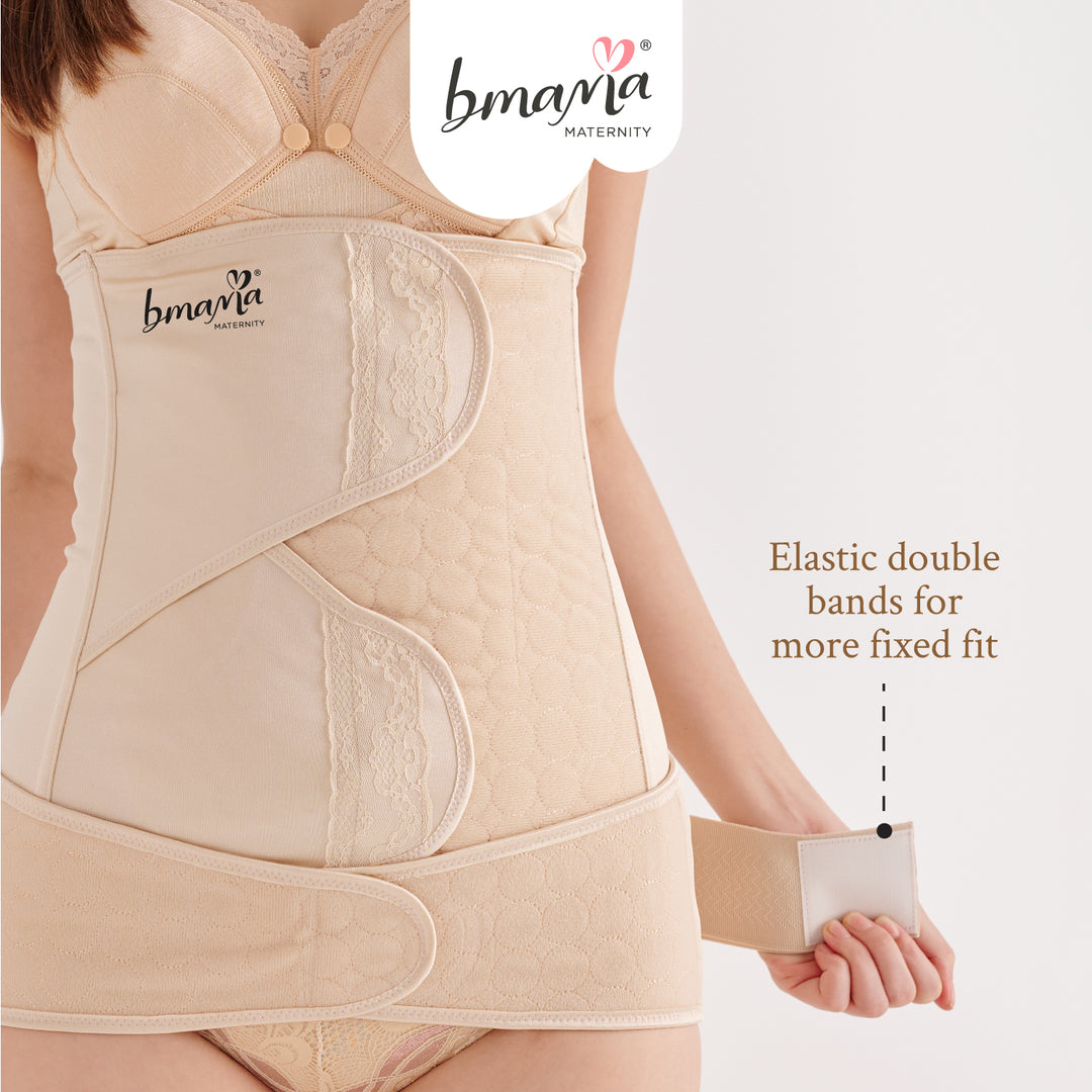 Bmama 2 in 1 Belly and Pelvic Binder Set -Golden Girdle