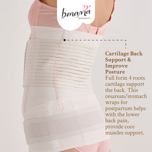 Bmama 3 in 1 Belly Binder Set- 3 Straps