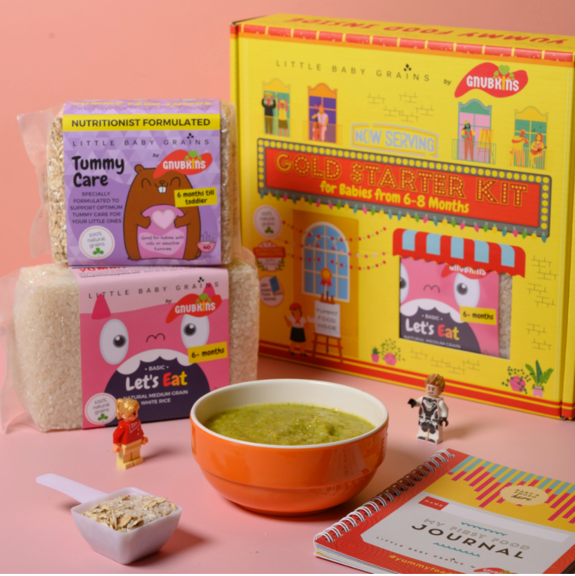 Gnubkins GOLD Starter Kit for Babies from 6-8 Months