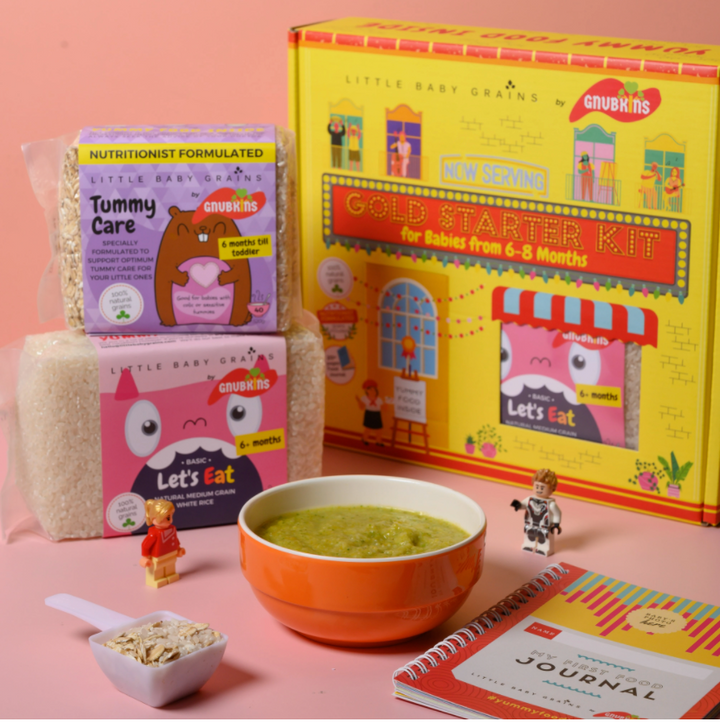 Gnubkins GOLD Starter Kit for Babies from 6-8 Months