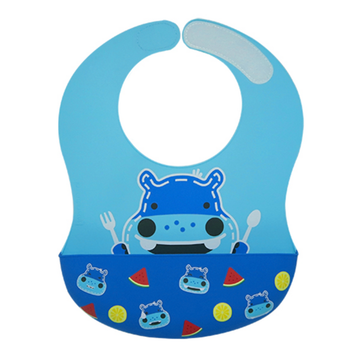 Marcus & Marcus Wide Coverage Silicone Bib- Lucas