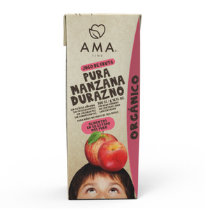 Ama Time Tetra Pack Fruit Juice 200ml Apple & Peach – image 1