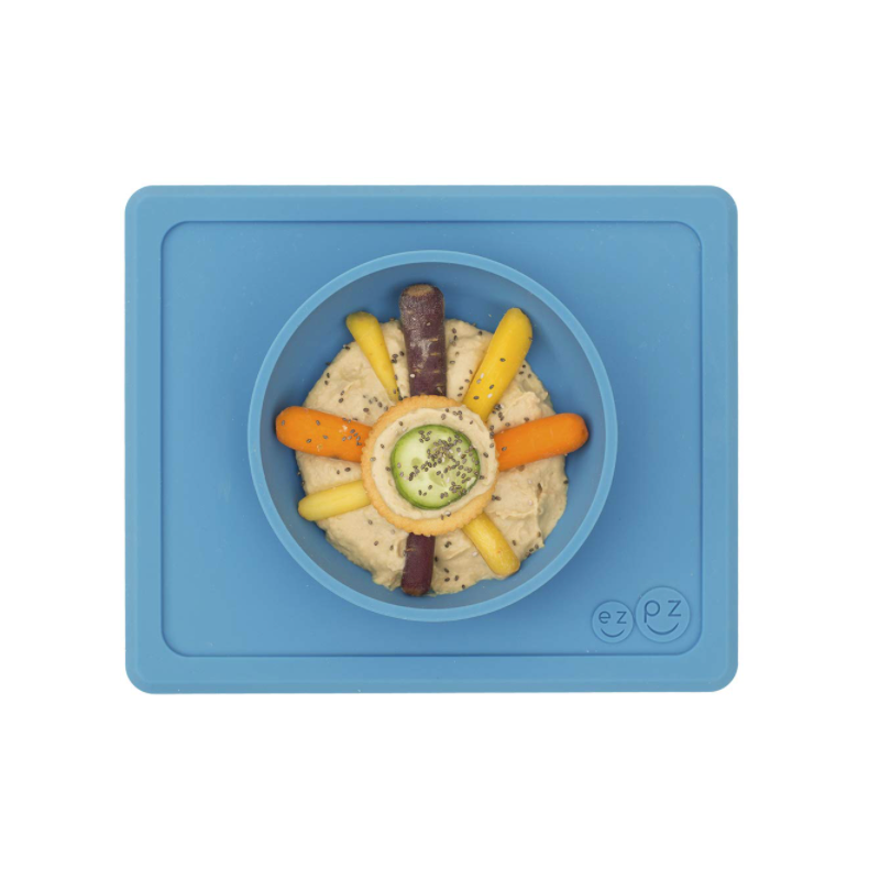 EZPZ Mini Bowl- Blue - image 4 - Happikiddo.com