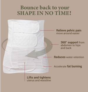 Bmama 3 in 1 Belly Binder Set- 3 Straps