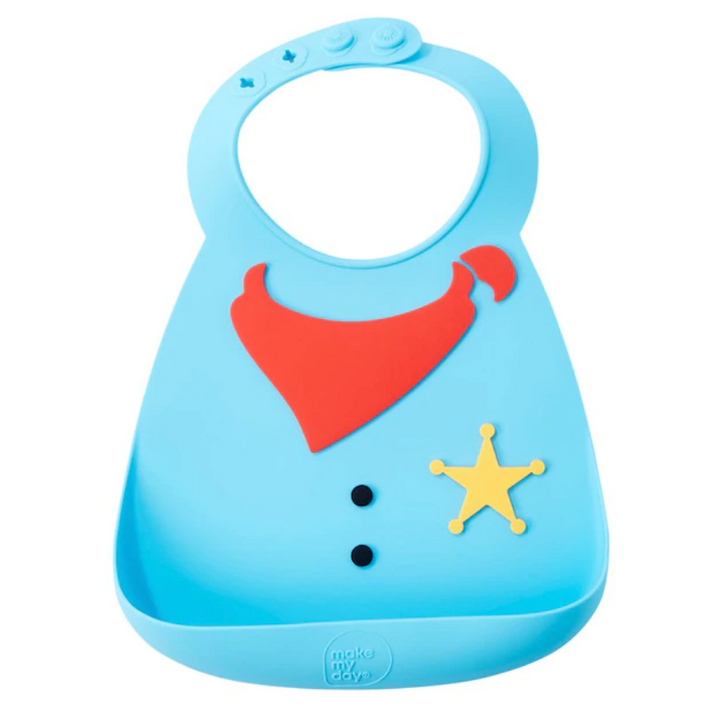 Make My Day Baby Bib- Sheriff