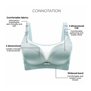 Bmama Lace Coverage Middle Ribbon Nursing Bra- Aqua
